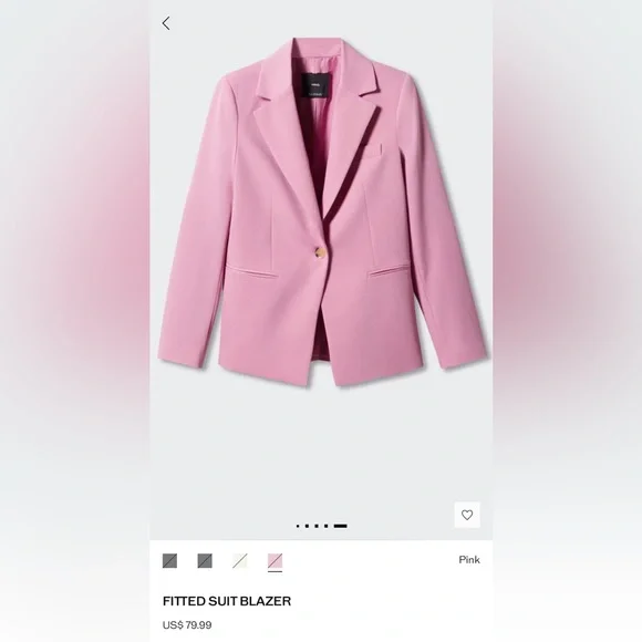 NWT Mango Pink Suit set - Picture 6 of 8